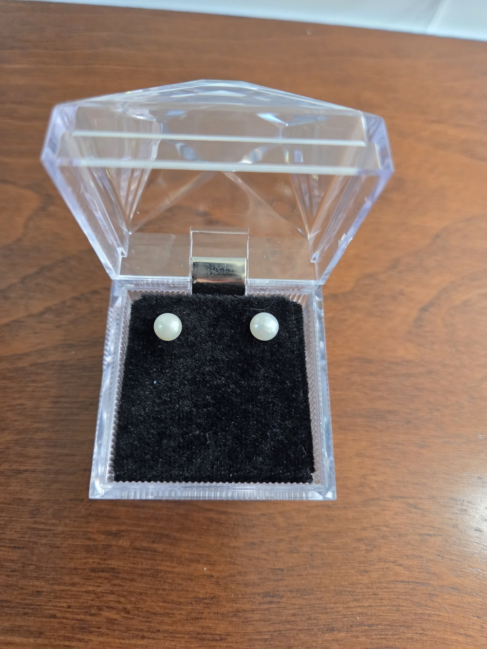 Classic White Freshwater Pearl Stud Earrings - Elegant Everyday Jewelry